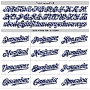 Custom White Navy Pinstripe Navy-White Sports Pants