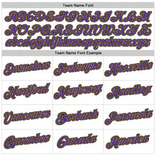 Load image into Gallery viewer, Custom Stitched White Purple-Old Gold Sports Pullover Sweatshirt Hoodie
